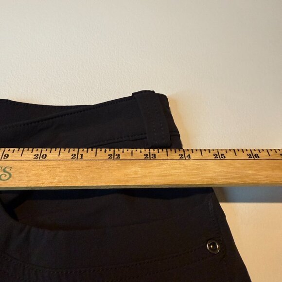 Duluth Trading Women 26W Flexpedition Pants Bootcut Solid Black Multiple Pockets - Picture 8 of 11